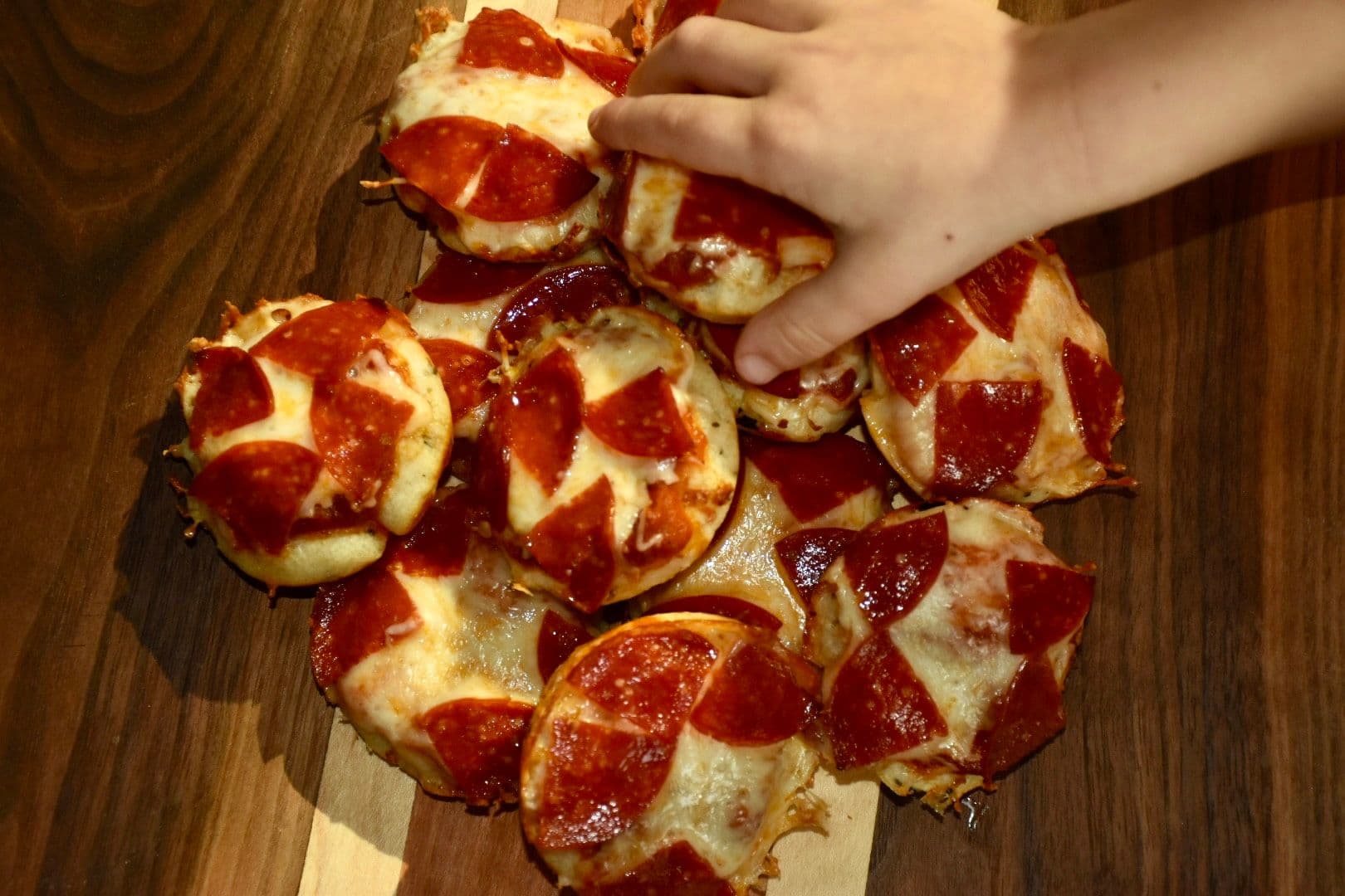 Mini Sourdough Discard Pizzas