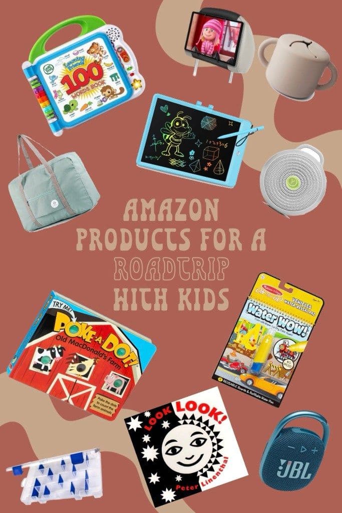 Amazon products for a roadtrip with kids