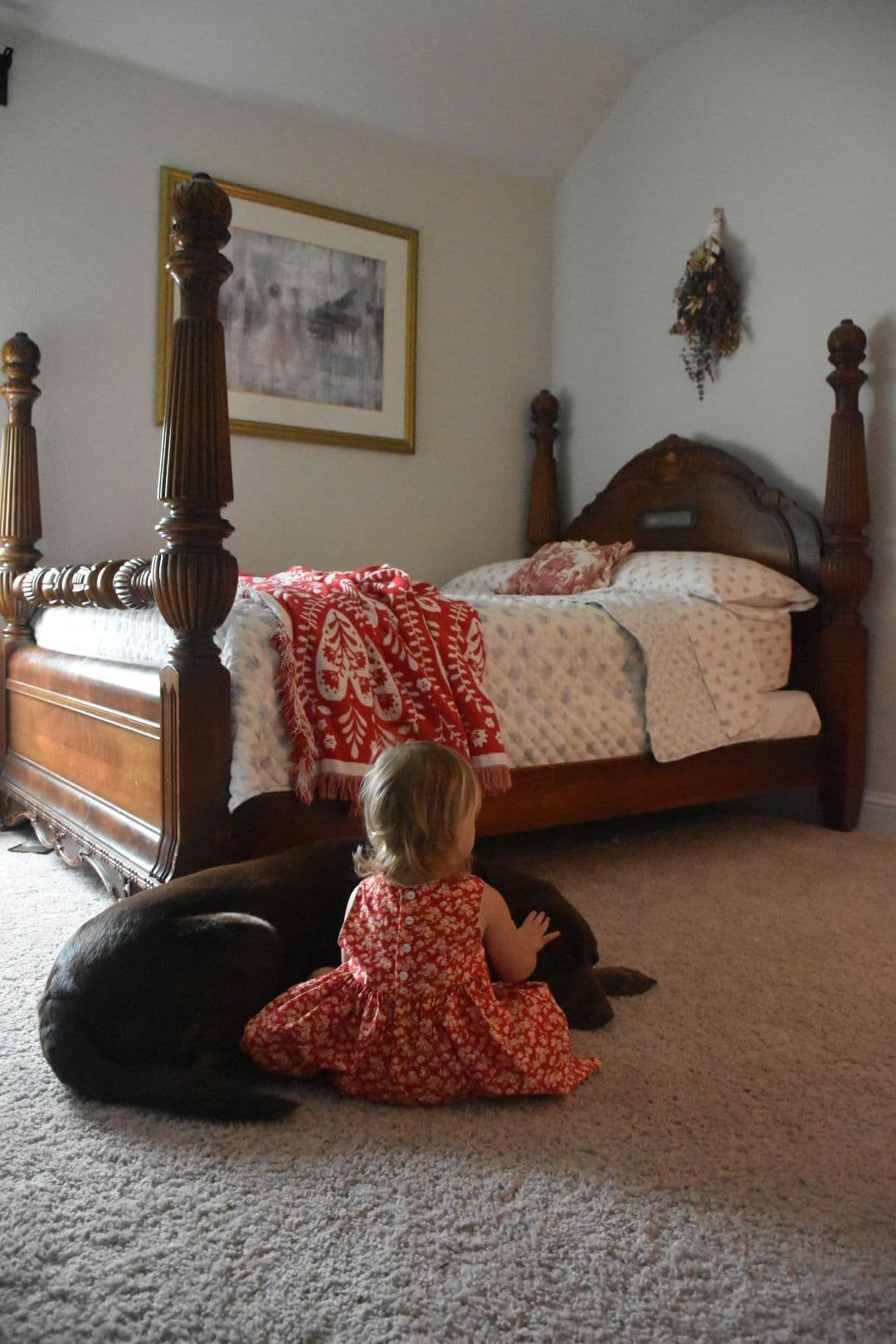 Big Girl Room Ideas for a Toddler: Our Vintage Little Girl Suite