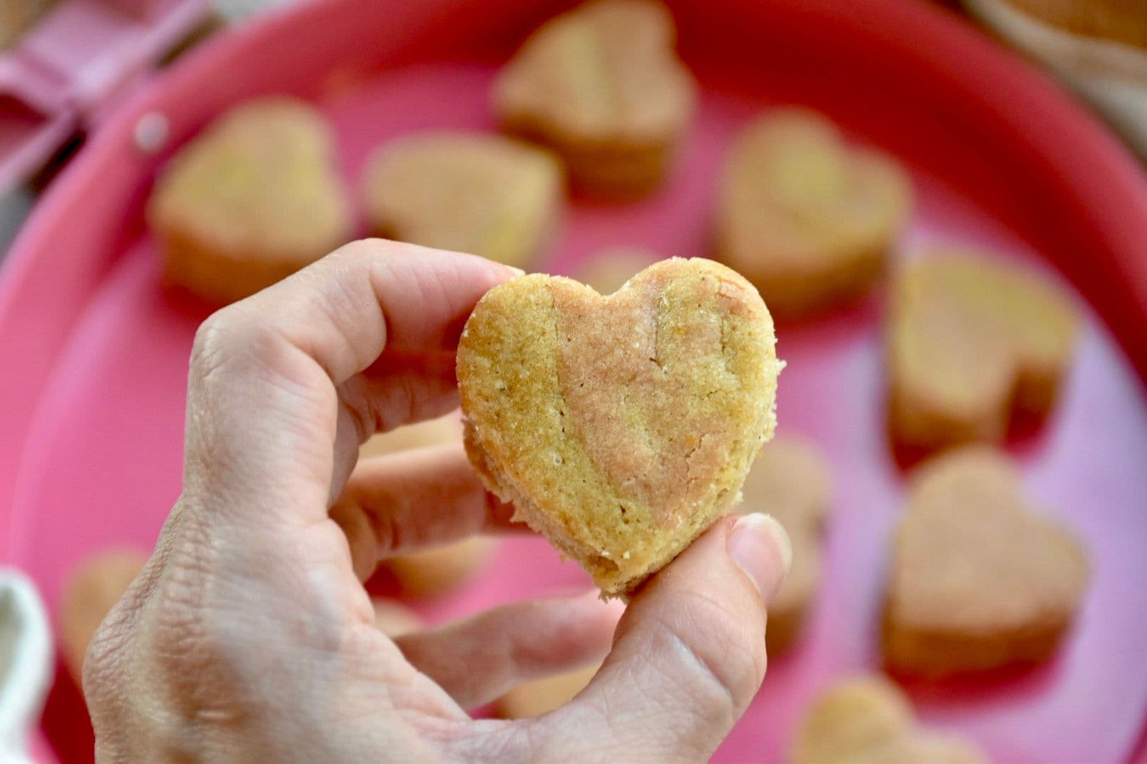 Sourdough Discard Brown Butter Valentine Blondies