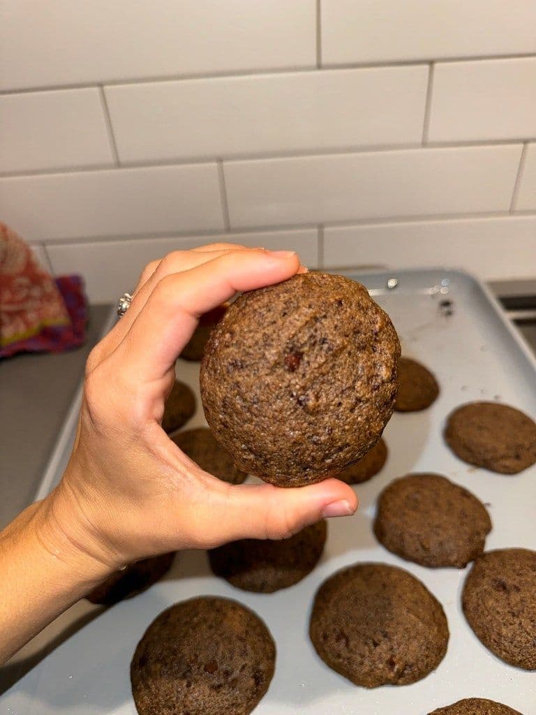 Fluffy Double Chocolate Cookies